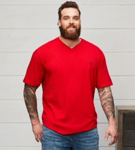 V-Neck Tee sold by Mr. Big and Tall