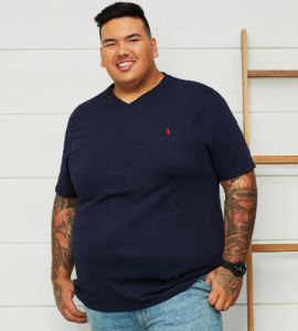 V-Neck Tee sold by Mr. Big and Tall