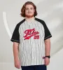 Varsity Pinstriped Baseball Jersey sold by Mr. Big and Tall