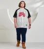 Varsity Pinstriped Baseball Jersey sold by Mr. Big and Tall