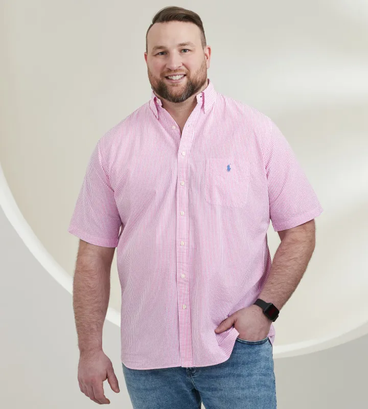 Seersucker Sport Shirt sold by Mr. Big and Tall