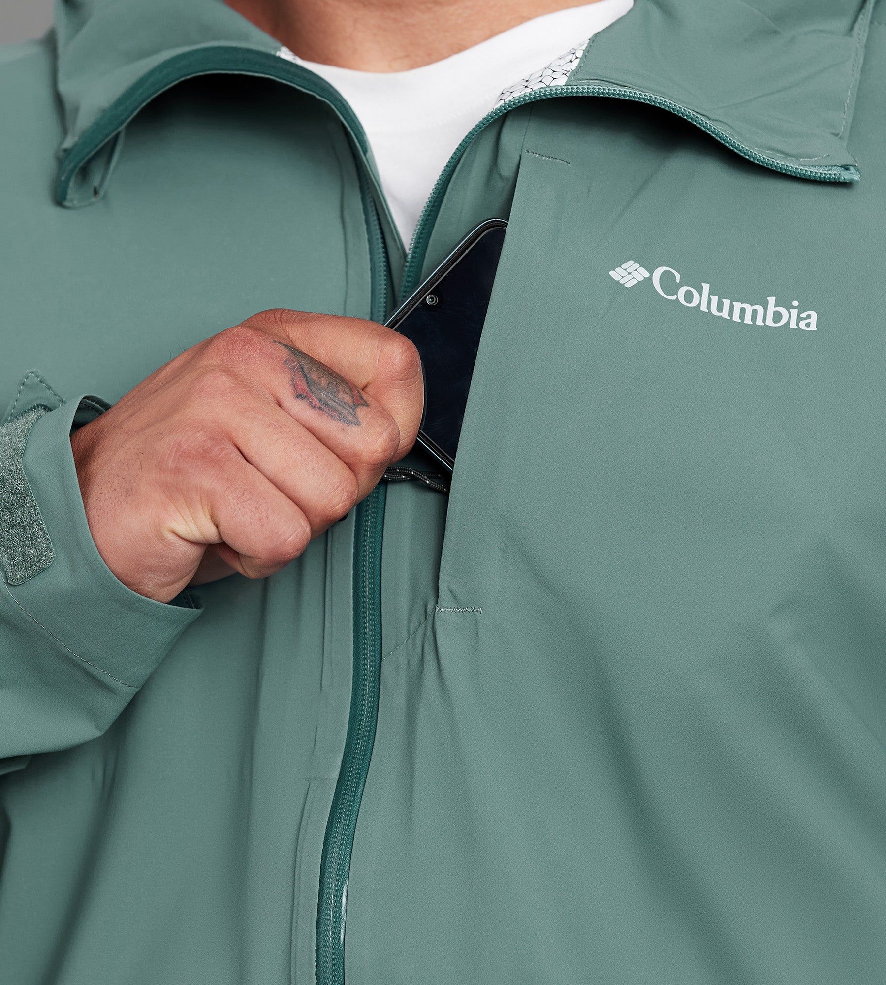 Omni-Tech™ Ampli-Dry™ Rain Shell Jacket sold by Mr. Big and Tall product image thumbnail 6