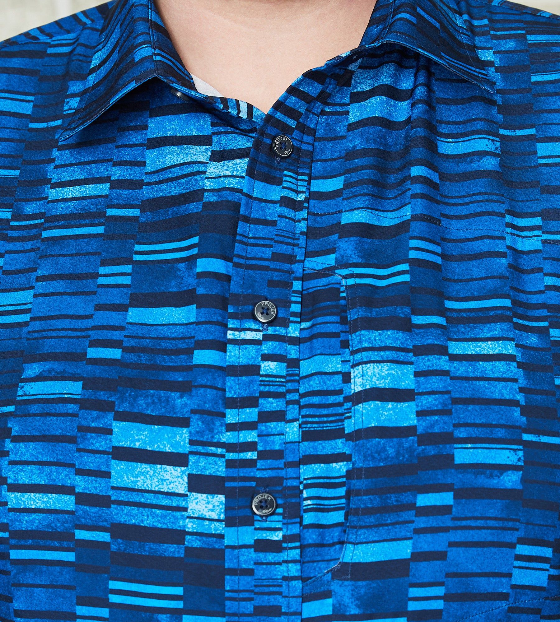 360° Stretch Geo Print Short Sleeve Sport Shirt sold by Mr. Big and Tall product image thumbnail 2