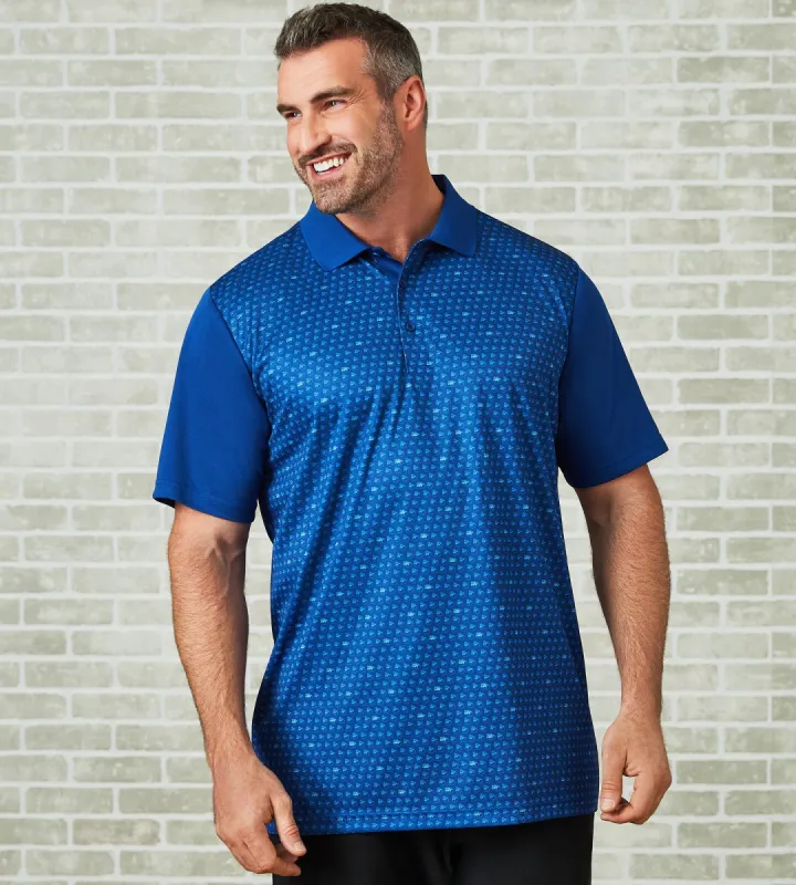Active Skull Print Polo sold by Mr. Big and Tall