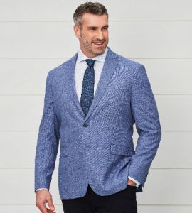 Modern Fit Tonal Woven Sport Jacket sold by Mr. Big and Tall
