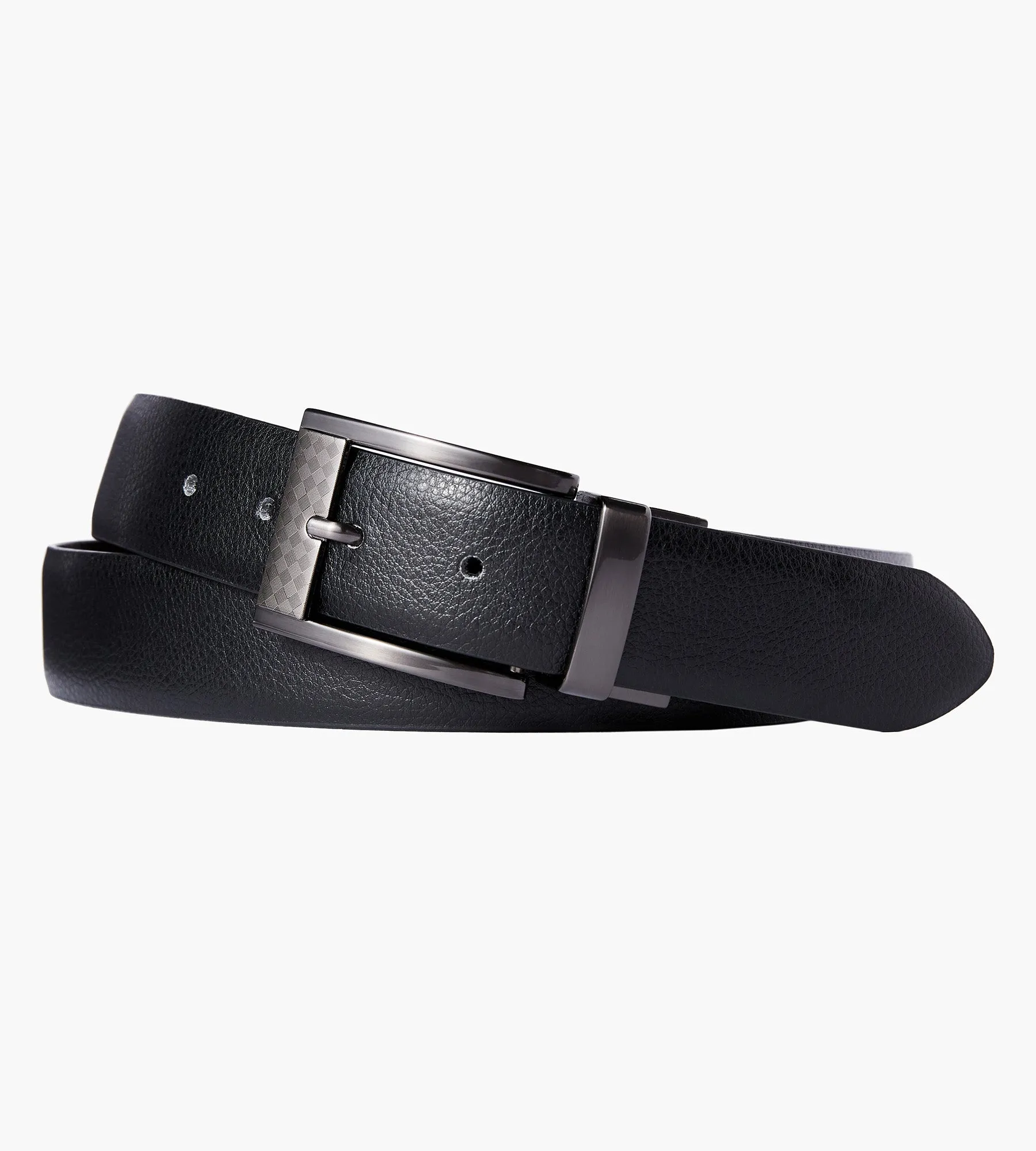 Pebble Grain Reversible Leather Belt sold by Mr. Big and Tall