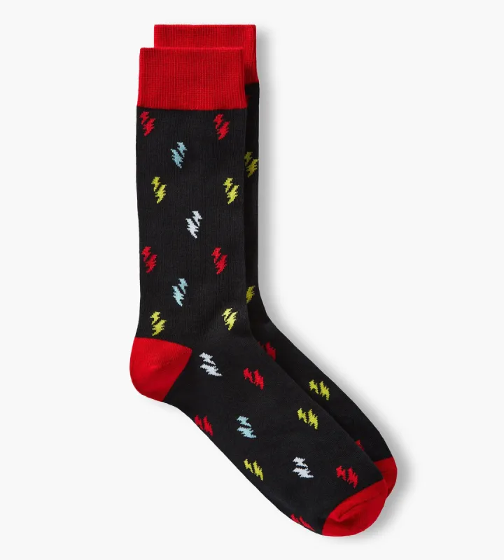 Lightning Socks made by Mr. Big and Tall