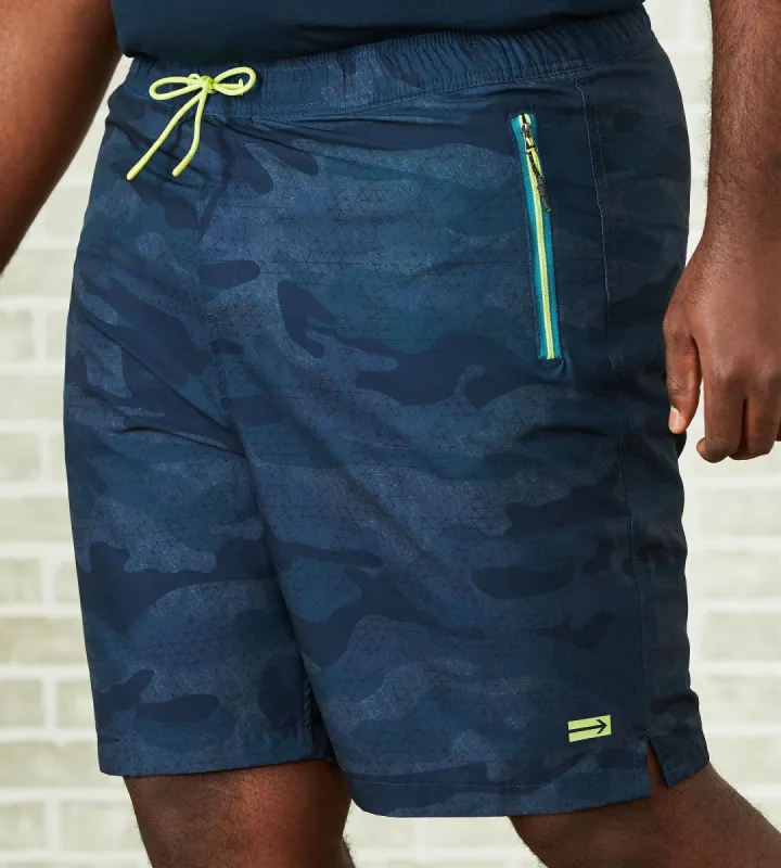 Tech Camo Print Swim Shorts sold by Mr. Big and Tall