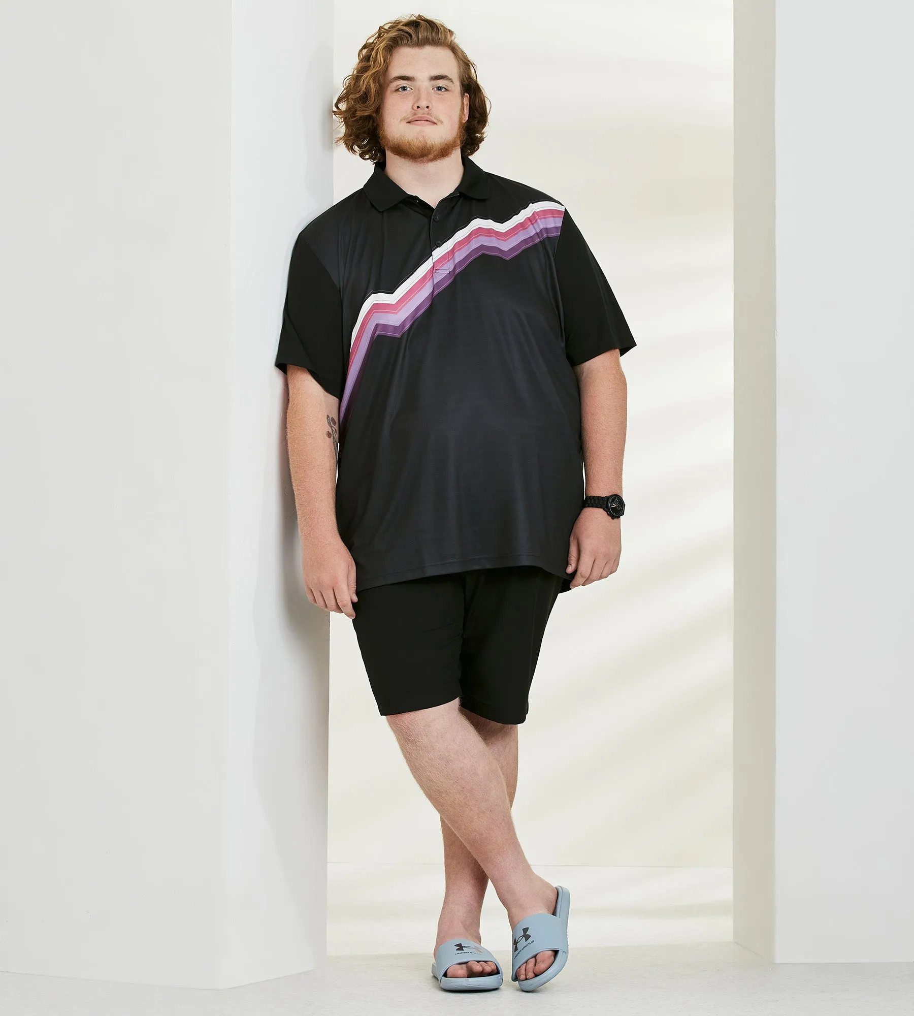 Active Zig Zag Design Polo sold by Mr. Big and Tall product image thumbnail 3