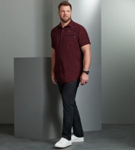 4-Way Stretch Tonal Short Sleeve Sport Shirt sold by Mr. Big and Tall