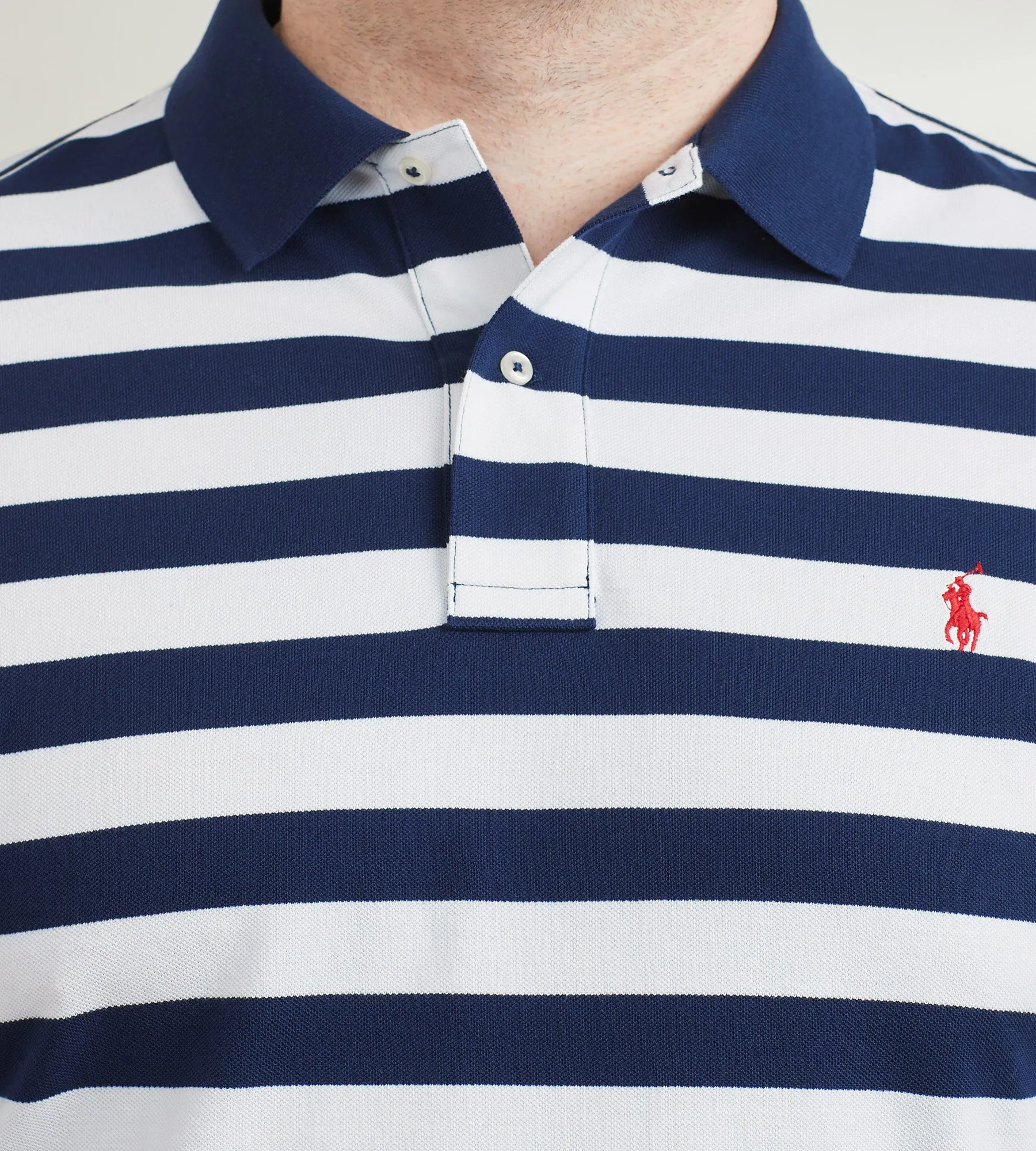 Striped Mesh Polo sold by Mr. Big and Tall product image thumbnail 2