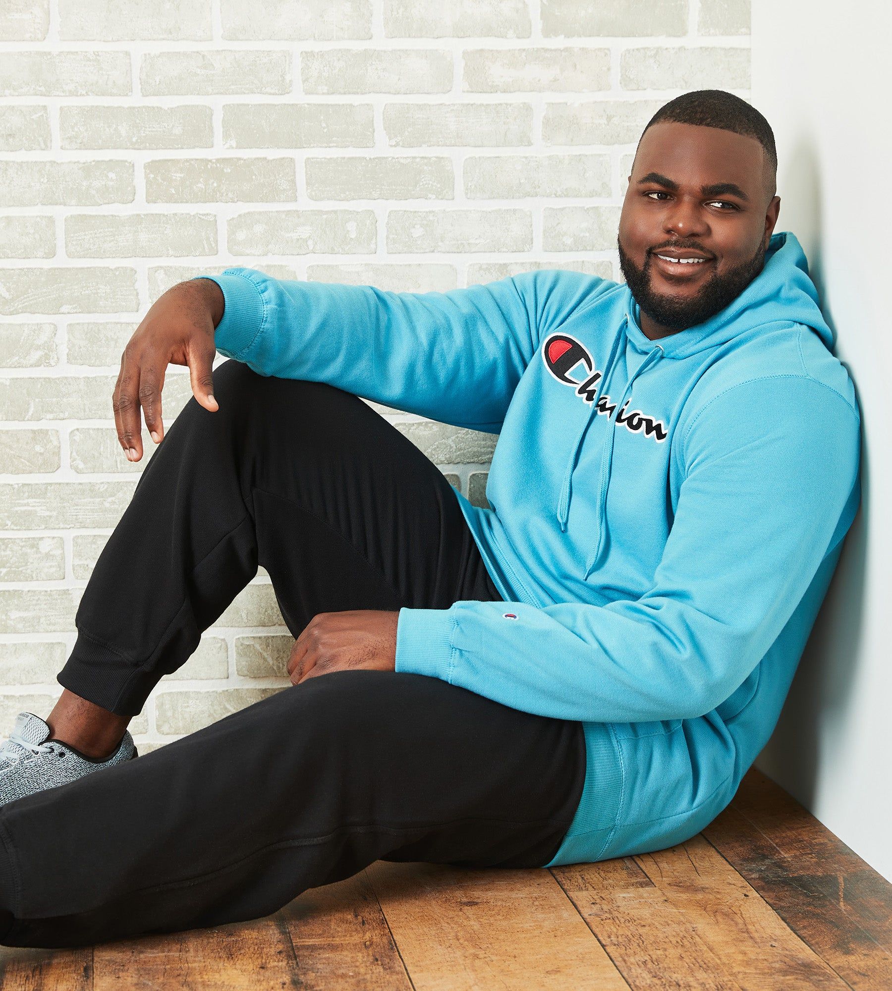 Powerblend Script Logo Hoodie sold by Mr. Big and Tall product image thumbnail 5