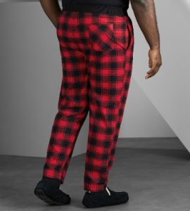 Plaid Flannel Lounge Pants sold by Mr. Big and Tall