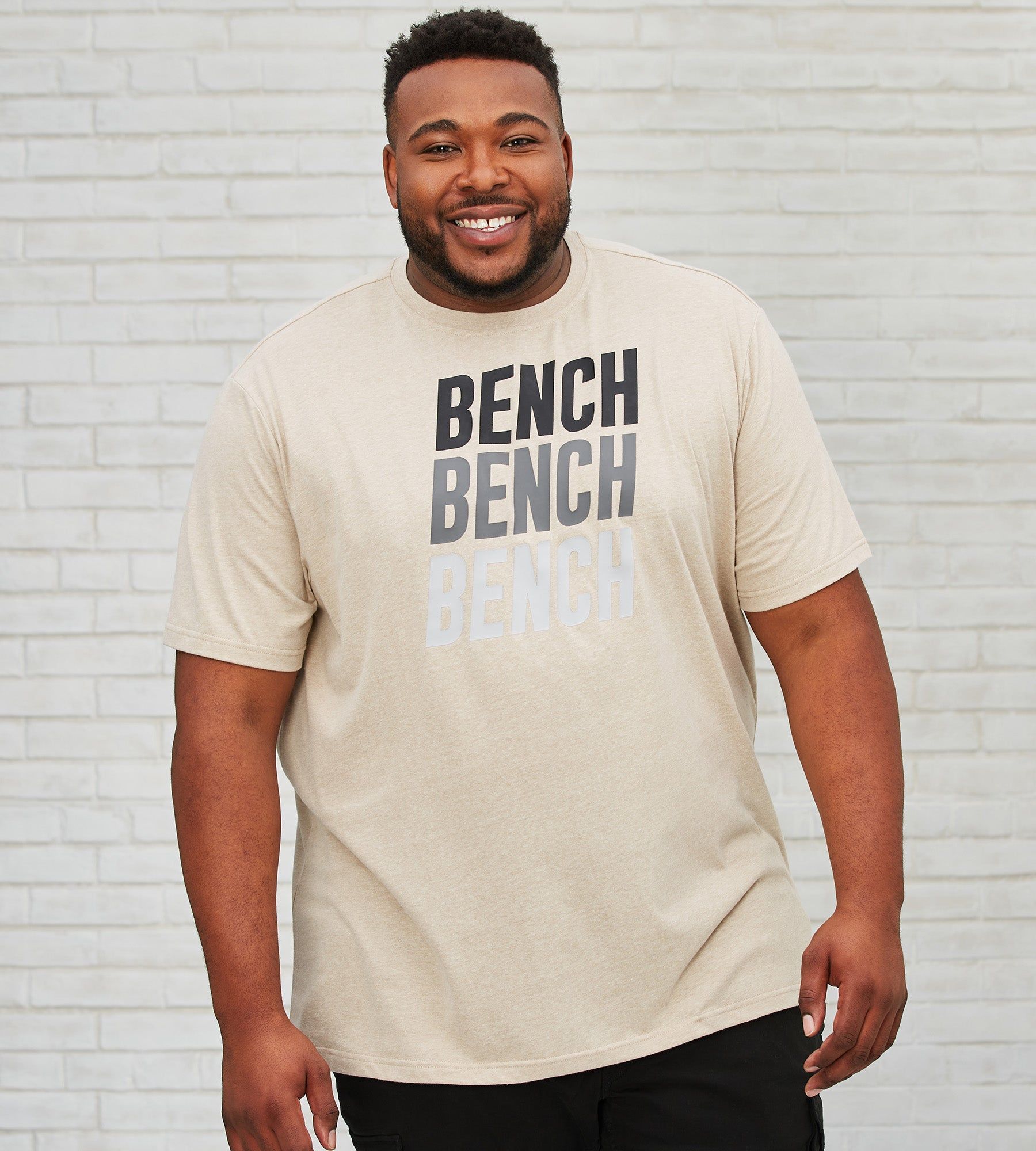 Rubberized Logo Graphic Tee sold by Mr. Big and Tall