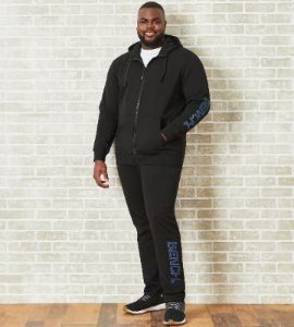 Full-Zip Scuba Sleeve Logo Hoodie sold by Mr. Big and Tall