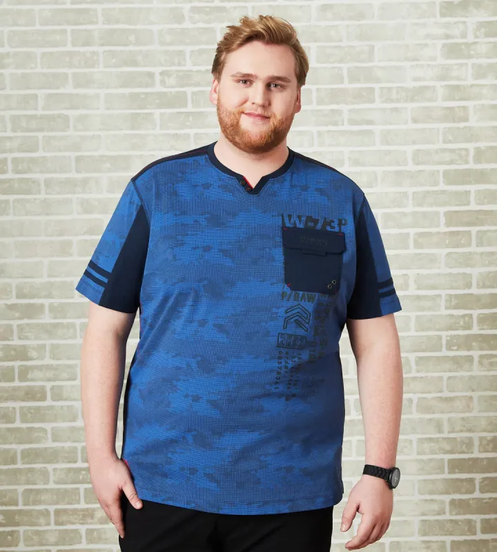 Camo Print Graphic Tee sold by Mr. Big and Tall