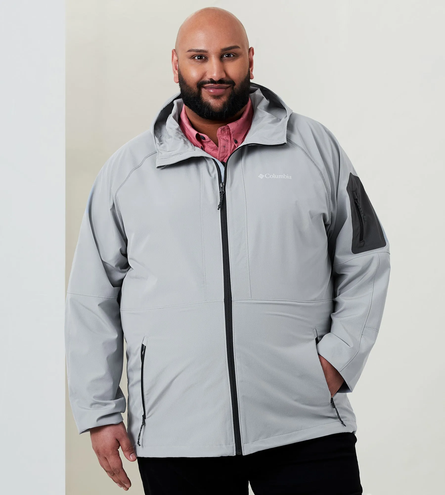 Tall Heights™ Hooded Softshell Jacket sold by Mr. Big and Tall product image thumbnail 2