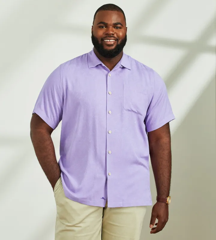 Tropic Isles Tonal Jacquard Short Sleeve Sport Shirt sold by Mr. Big and Tall