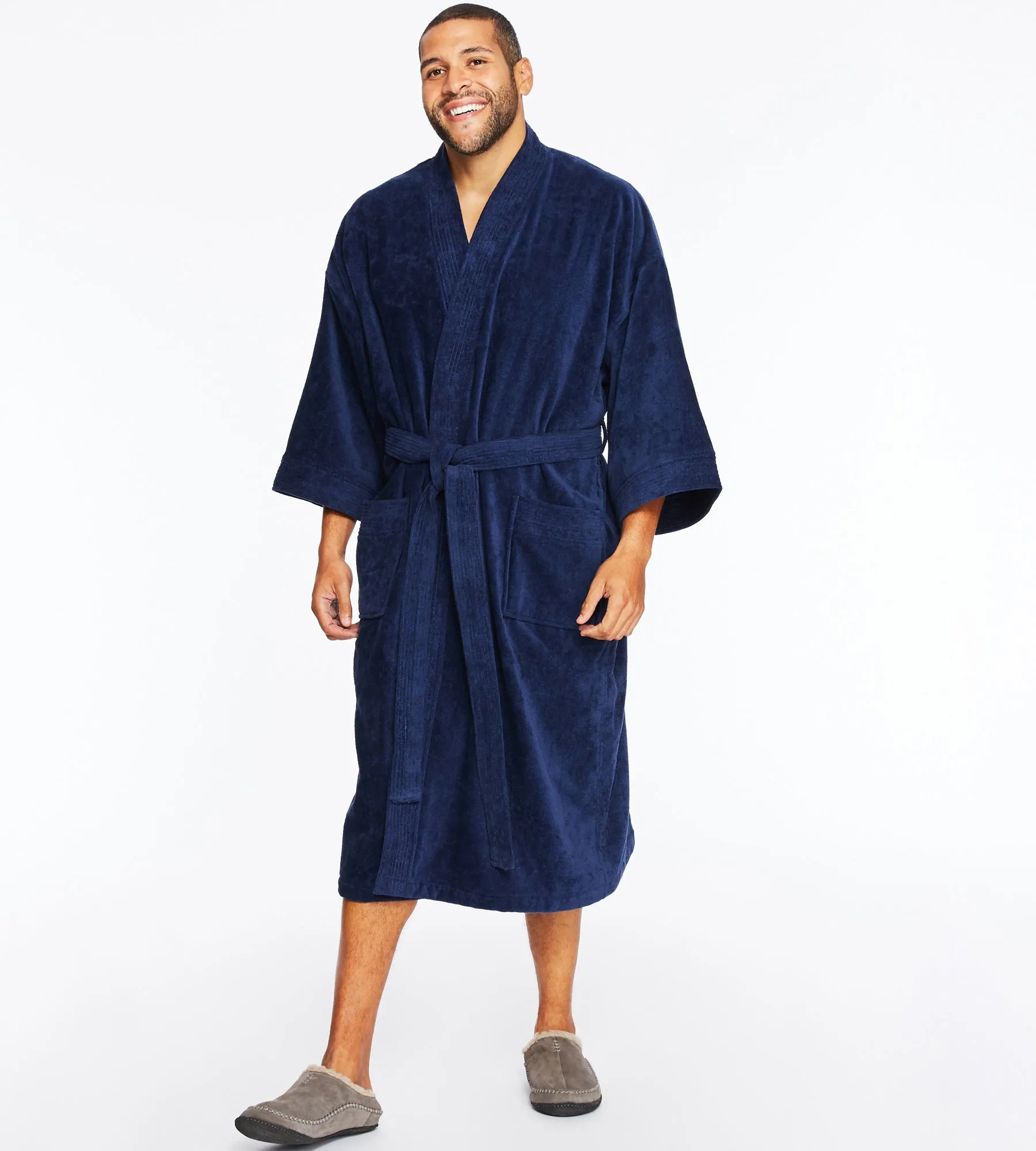 Terry Velour Kimono Robe sold by Mr. Big and Tall