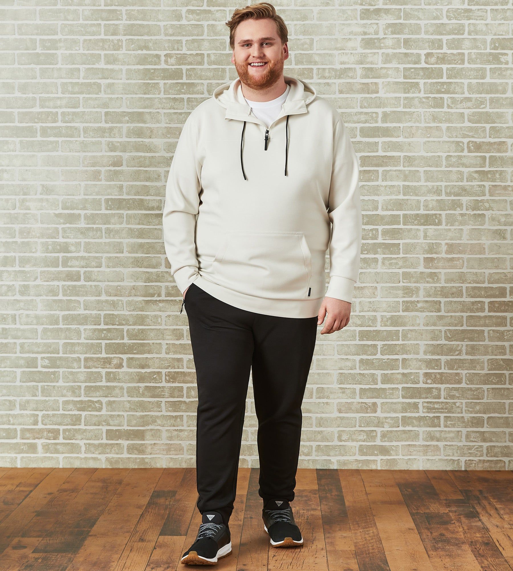 Quarter-Zip Scuba Hoodie sold by Mr. Big and Tall product image thumbnail 10