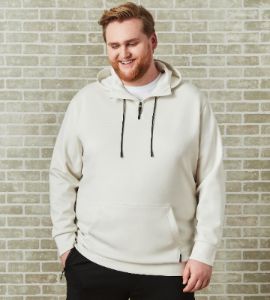 Quarter-Zip Scuba Hoodie sold by Mr. Big and Tall