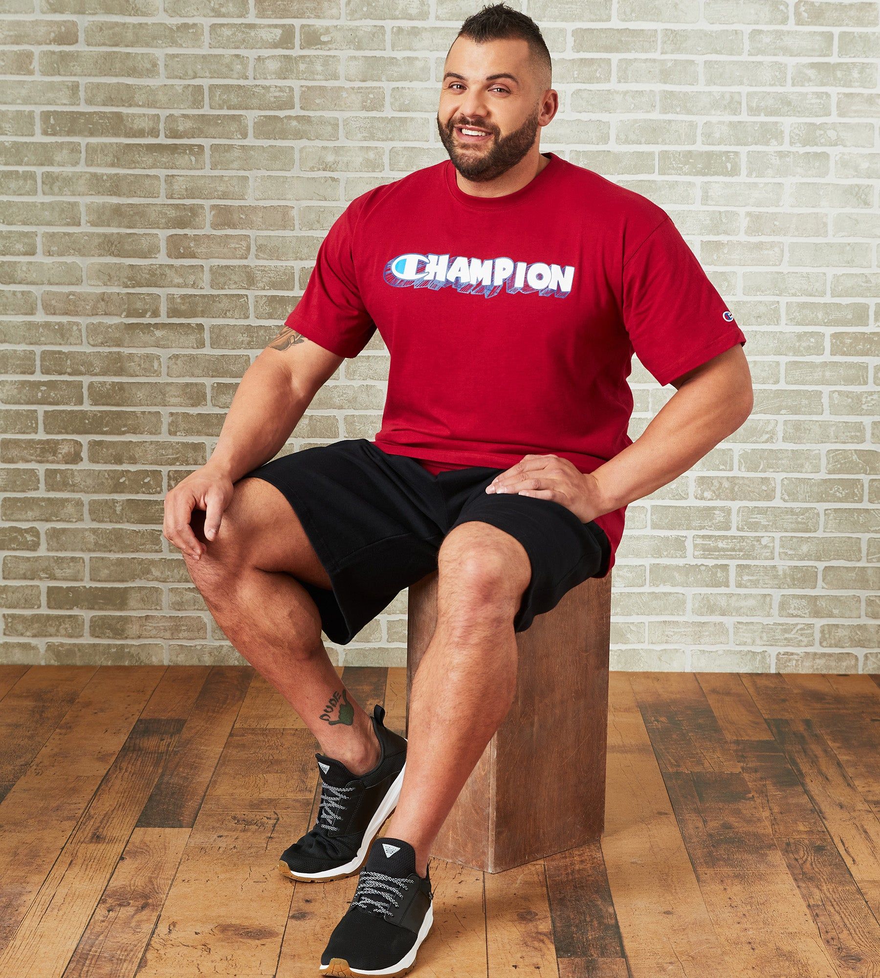 Block Letter Logo Tee sold by Mr. Big and Tall product image thumbnail 4