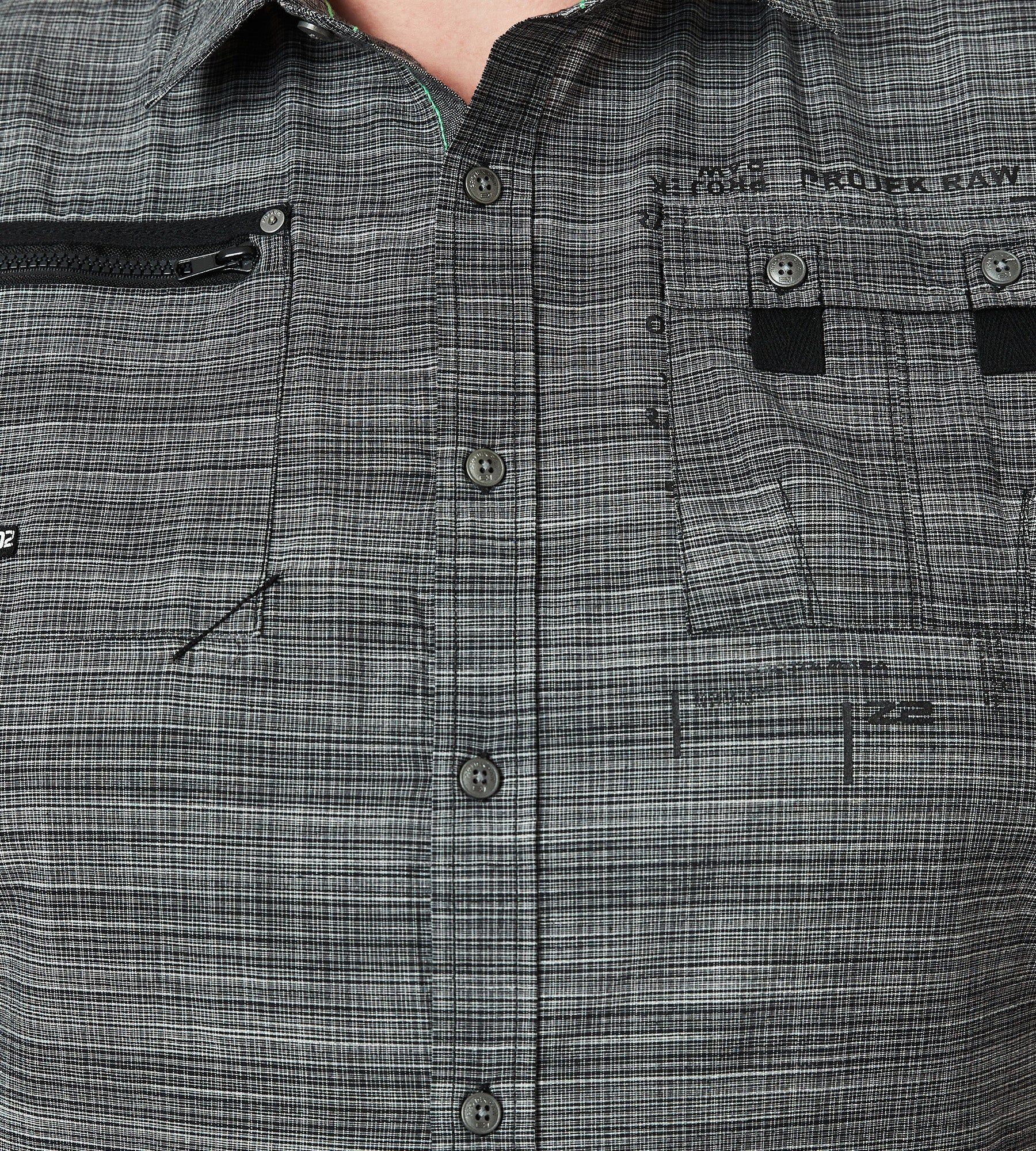 Tonal Textured Short Sleeve Sport Shirt sold by Mr. Big and Tall product image thumbnail 2