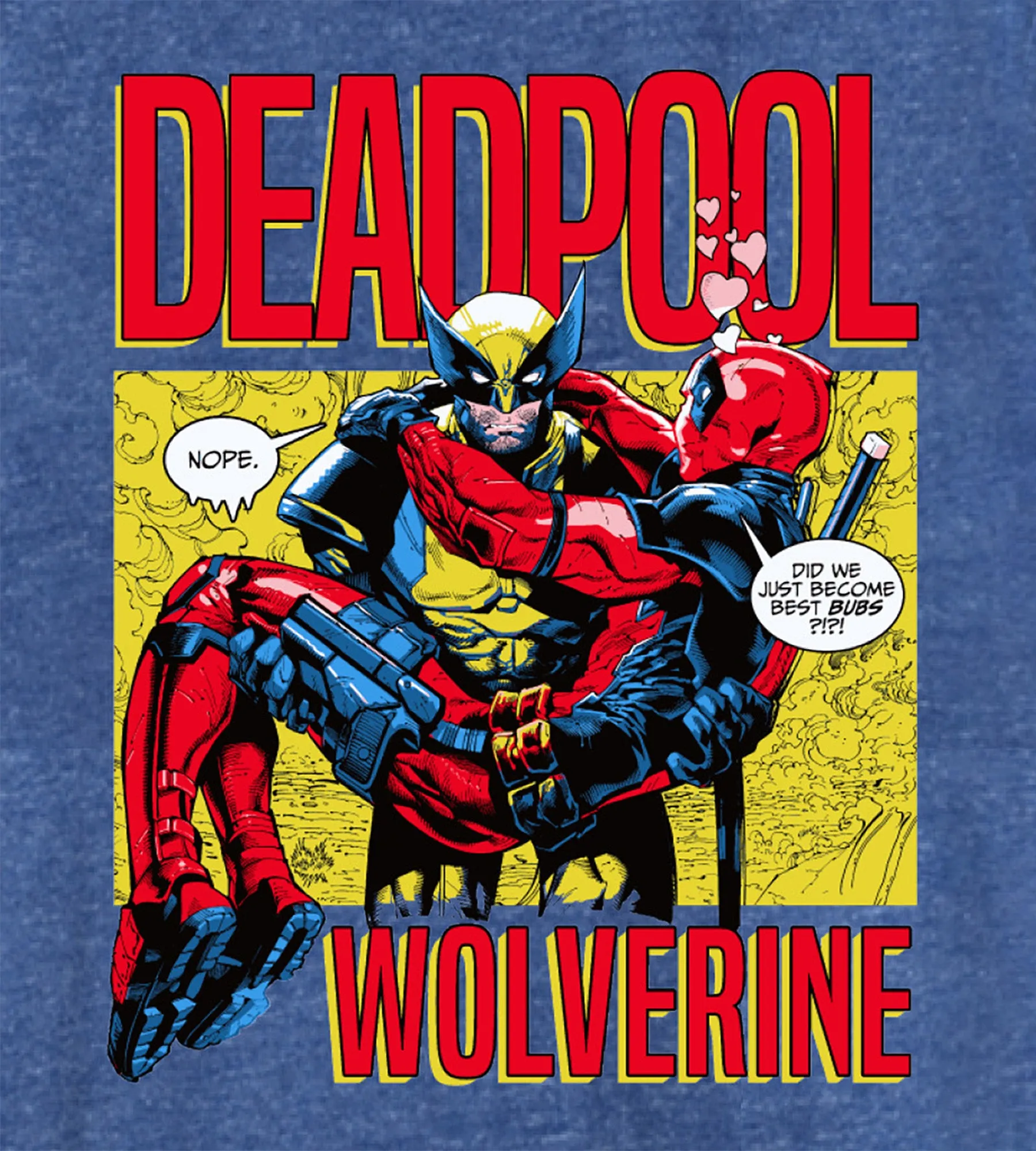Deadpool & Wolverine Graphic Tee sold by Mr. Big and Tall product image thumbnail 2