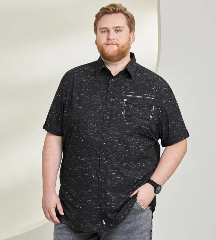 4-Way Stretch Textured Short Sleeve Sport Shirt sold by Mr. Big and Tall