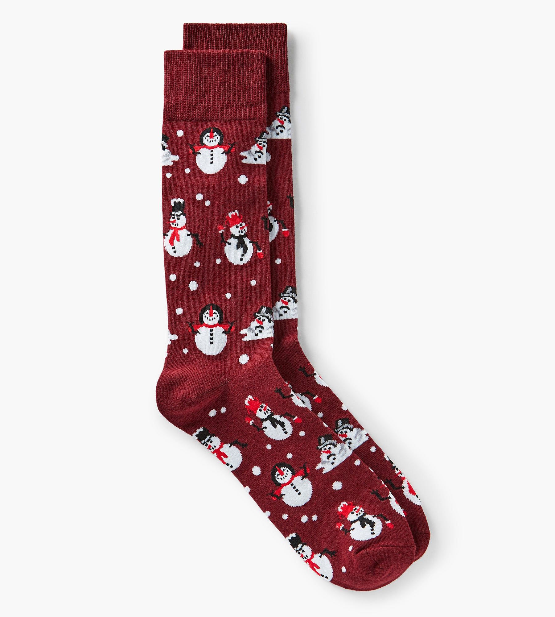 Snowman Christmas Socks sold by Mr. Big and Tall