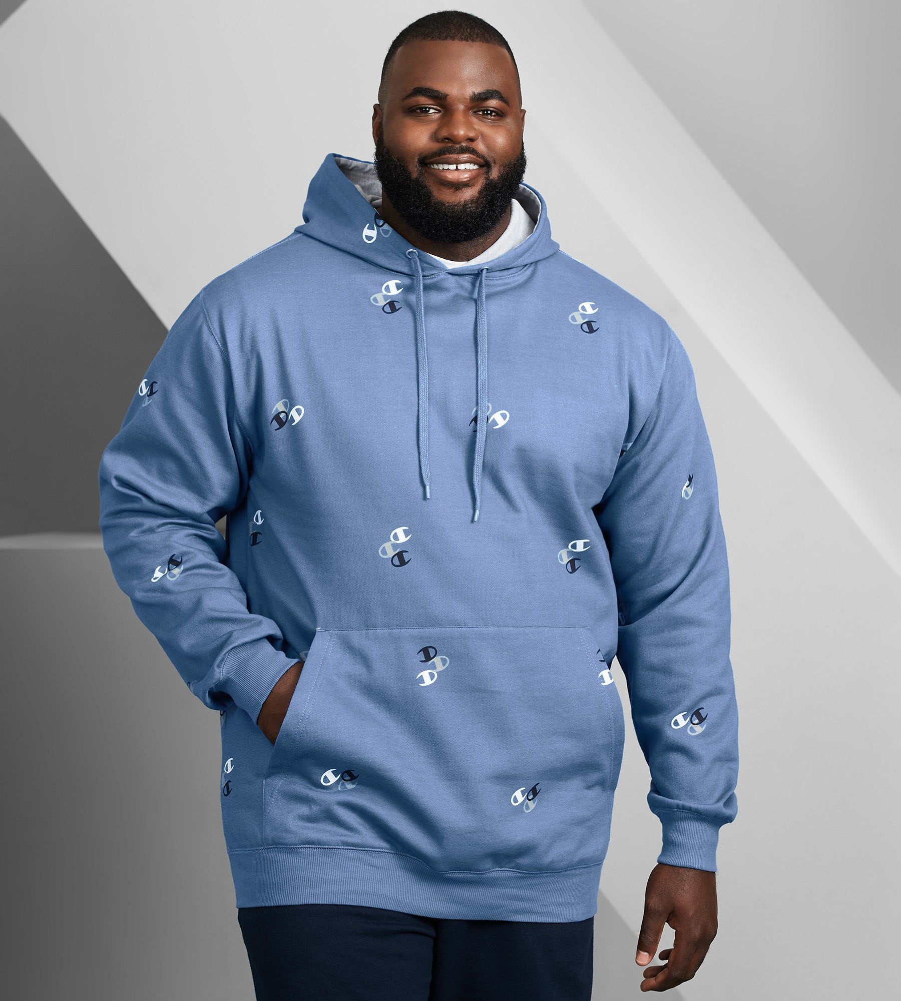 Triple 'C' Logo Hoodie sold by Mr. Big and Tall