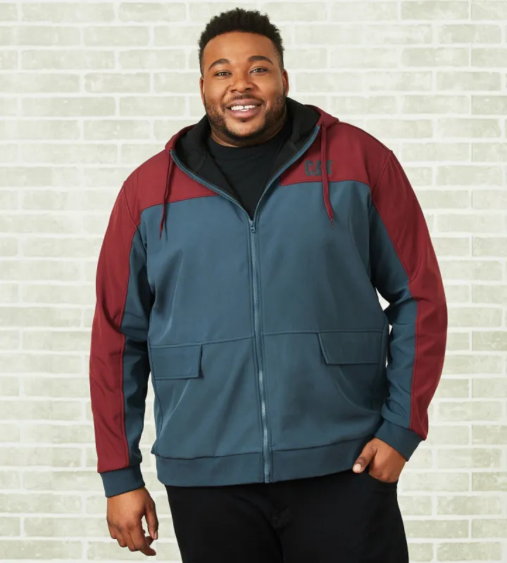 Micro Fleece Bonded Softshell Jacket sold by Mr. Big and Tall