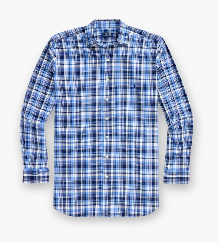 Plaid Poplin Shirt sold by Mr. Big and Tall