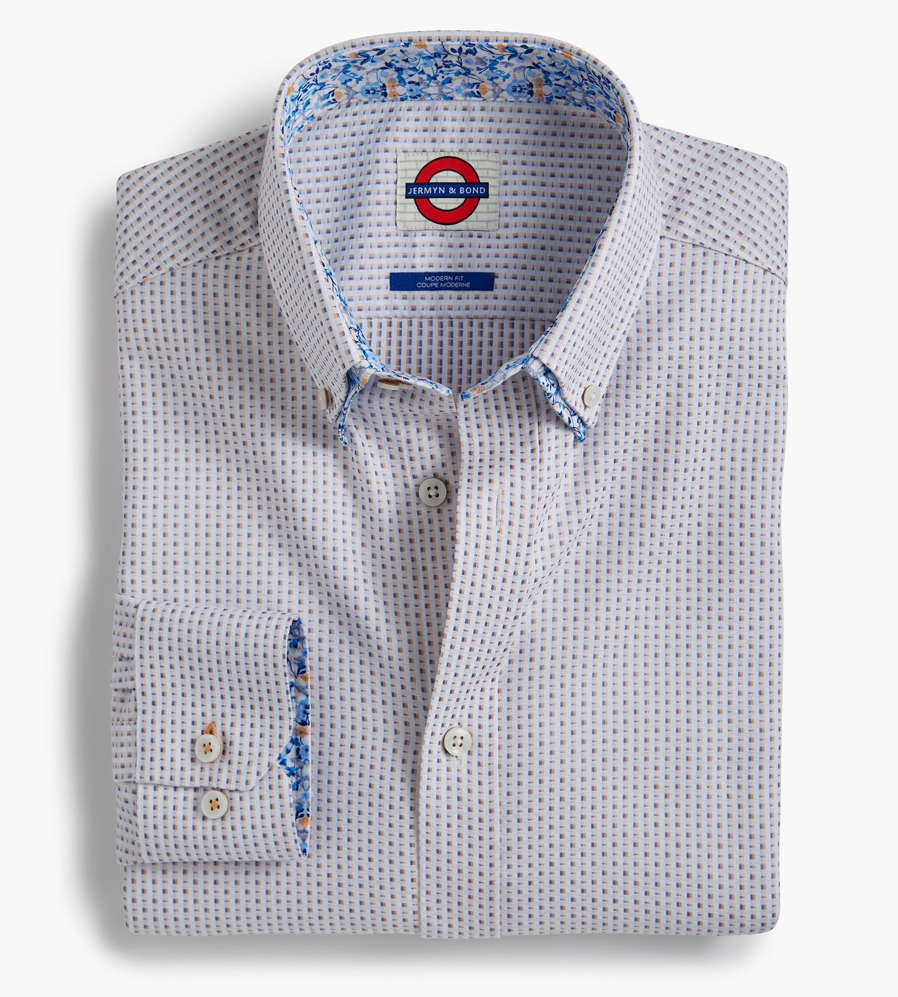 Modern Fit Non-Iron Textured Double-Collar Dress Shirt sold by Mr. Big and Tall