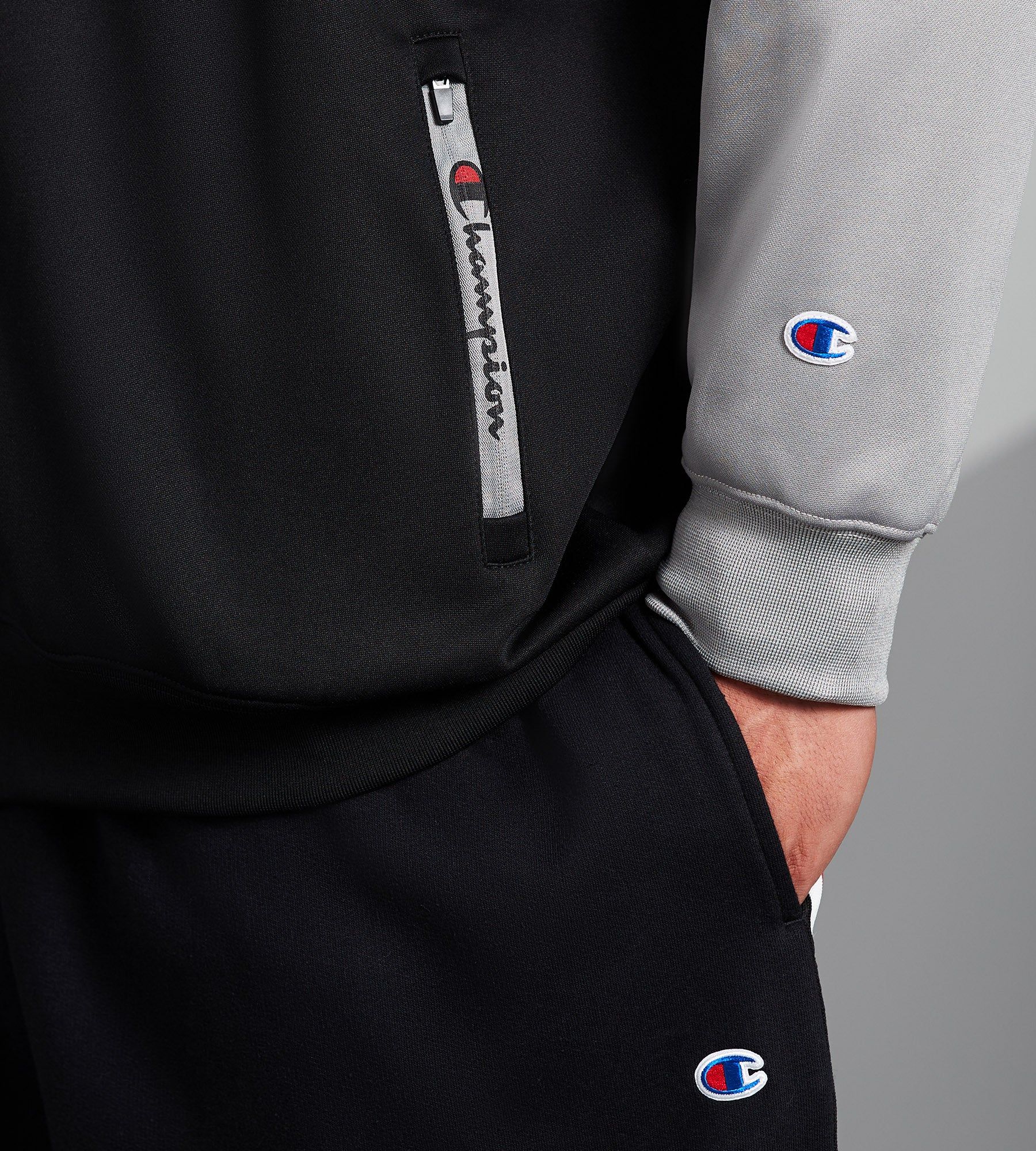 Colour-Block Hoodie sold by Mr. Big and Tall product image thumbnail 2