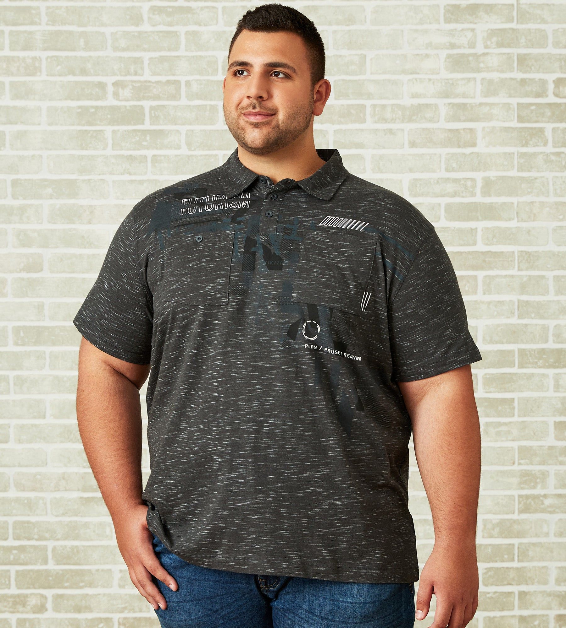 Graphic Polo Shirt sold by Mr. Big and Tall