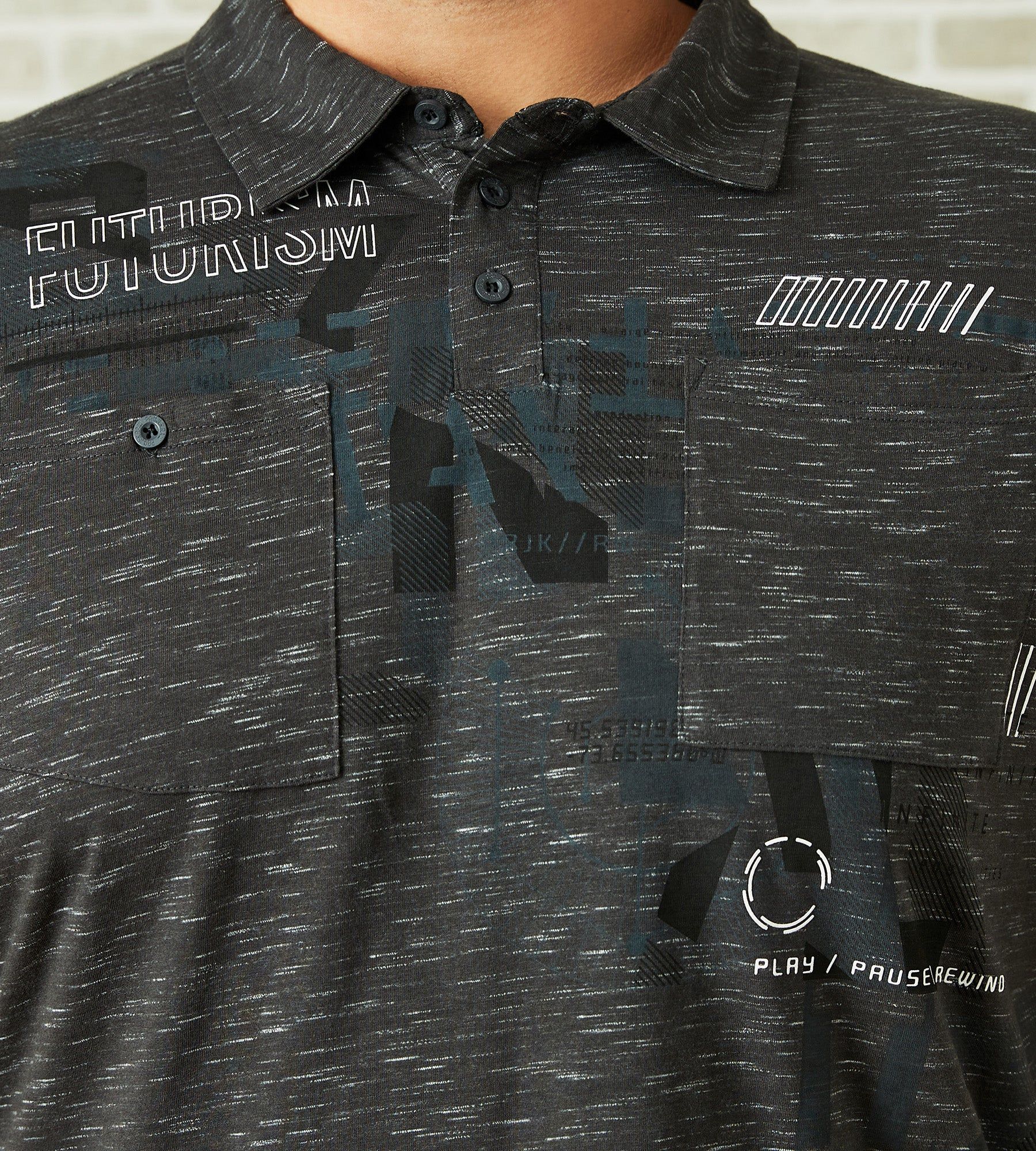 Graphic Polo Shirt sold by Mr. Big and Tall product image thumbnail 2
