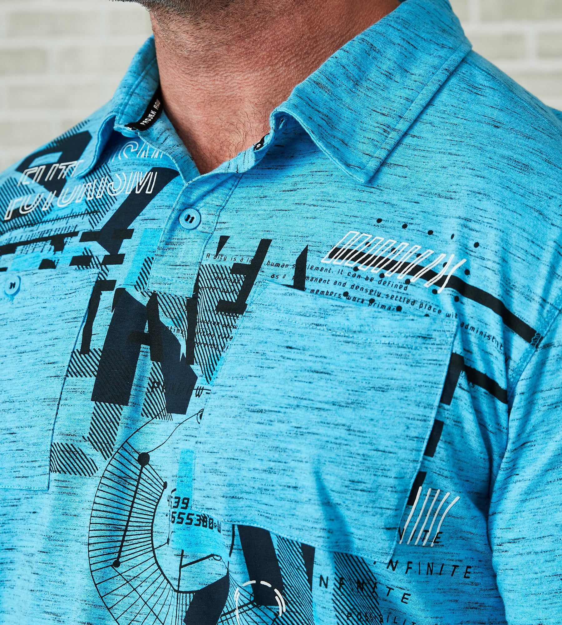 Graphic Polo Shirt sold by Mr. Big and Tall product image thumbnail 7