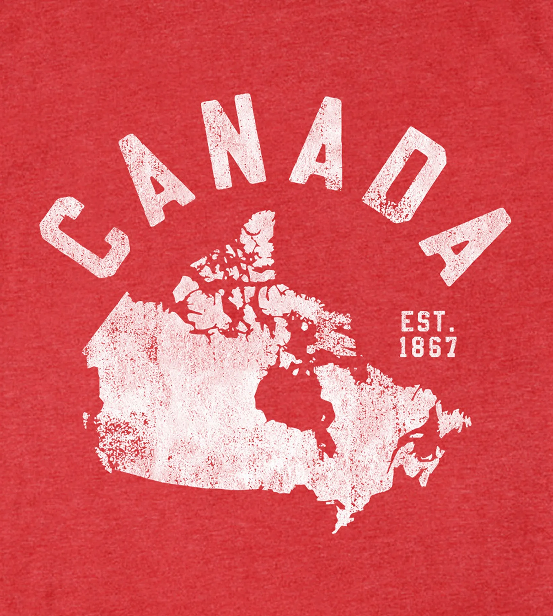 Canada Map Graphic Tee sold by Mr. Big and Tall product image thumbnail 2
