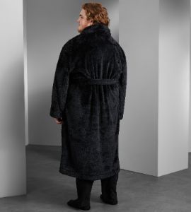Tonal Plush Robe sold by Mr. Big and Tall