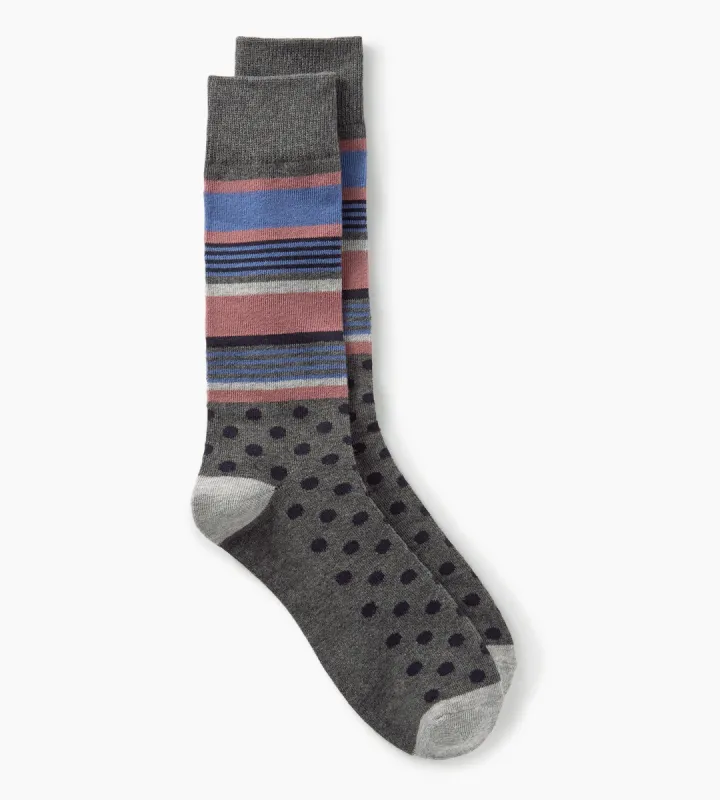 Stripe & Dot Socks sold by Mr. Big and Tall