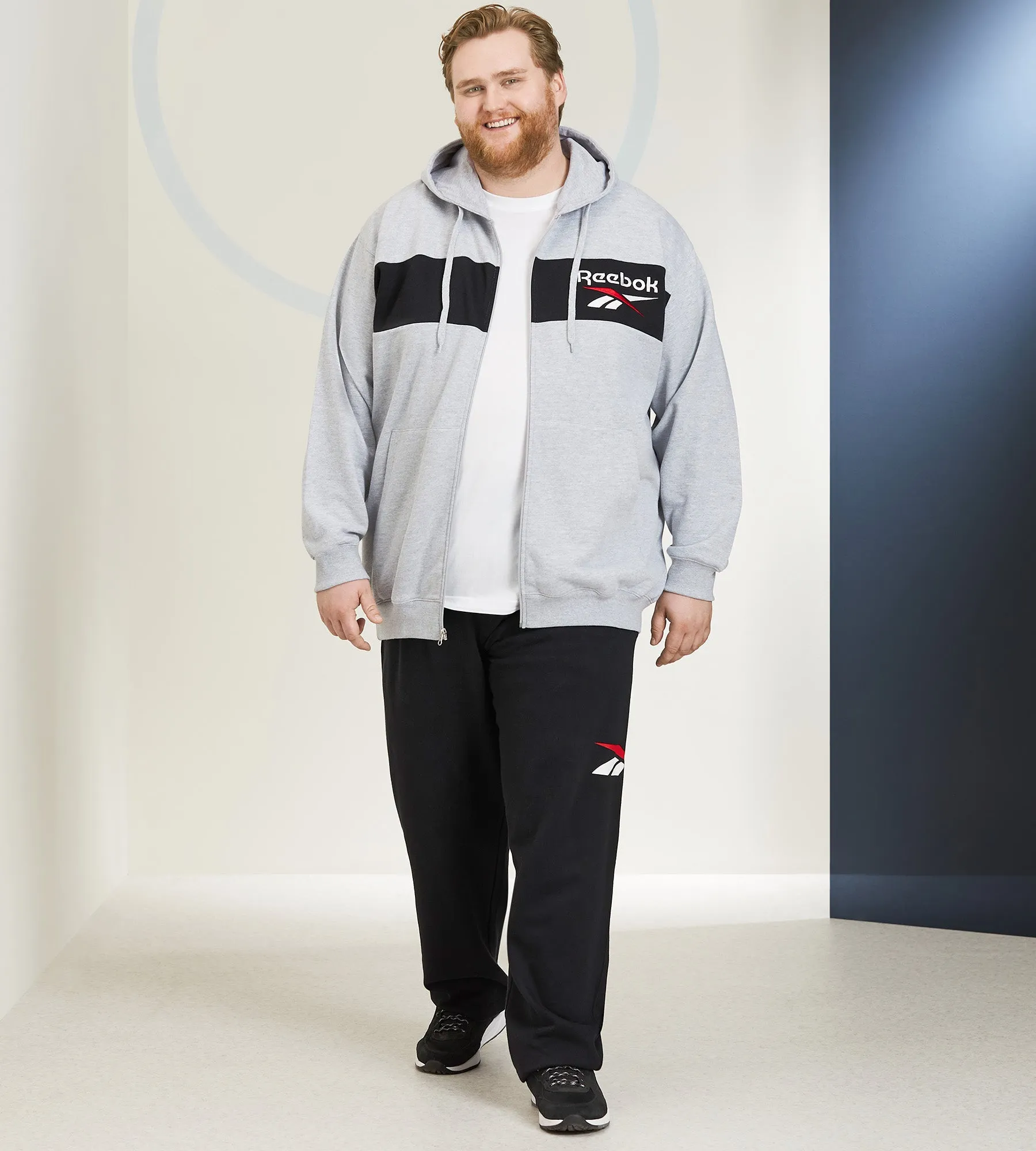 Contrast Chest Full Zip Hoodie sold by Mr. Big and Tall product image thumbnail 2