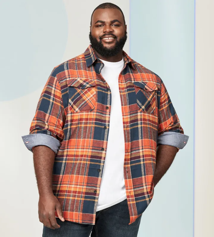 Plaid Flannel Shirt sold by Mr. Big and Tall