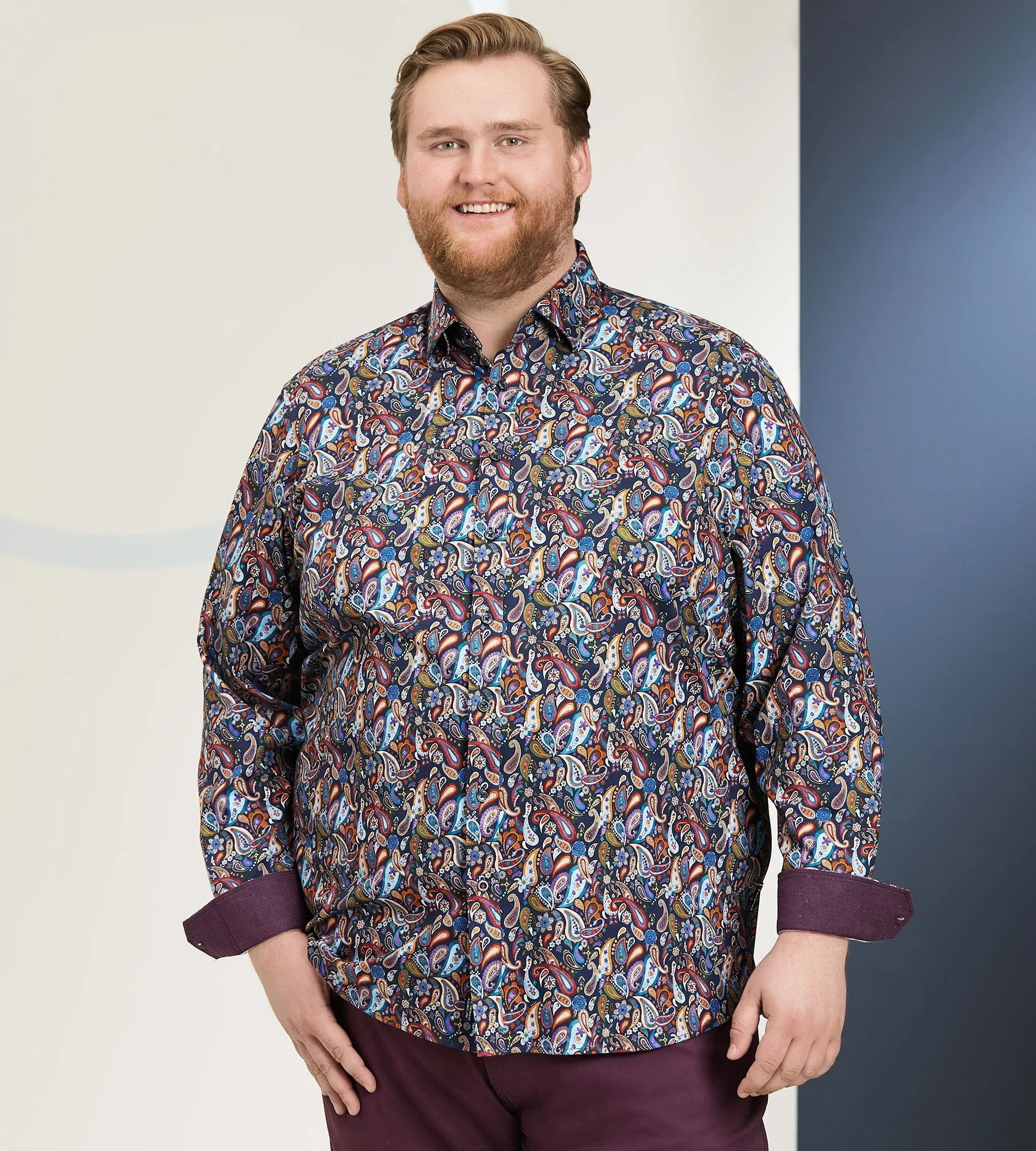 360° Stretch Paisley Shirt sold by Mr. Big and Tall