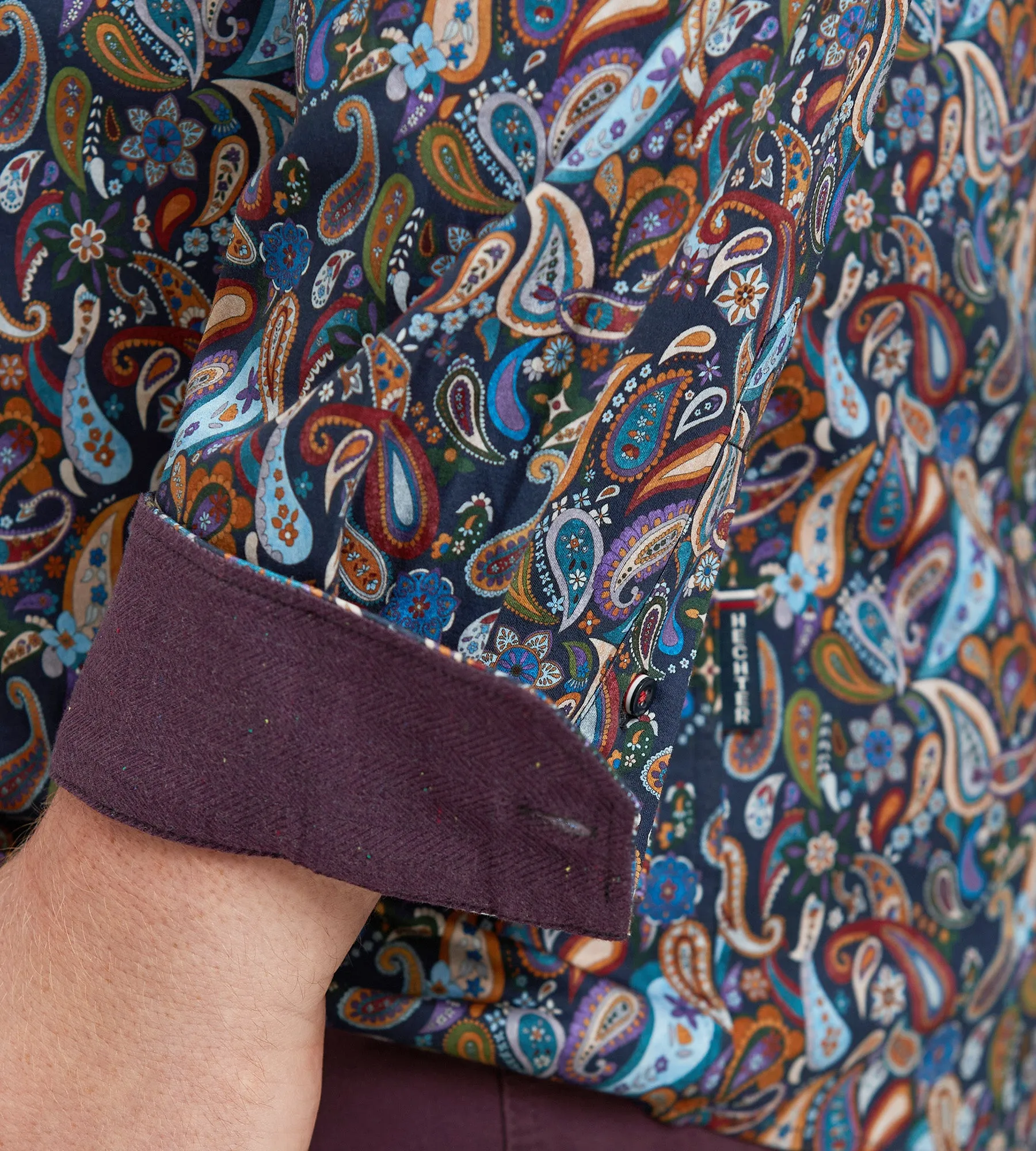 360° Stretch Paisley Shirt sold by Mr. Big and Tall product image thumbnail 3
