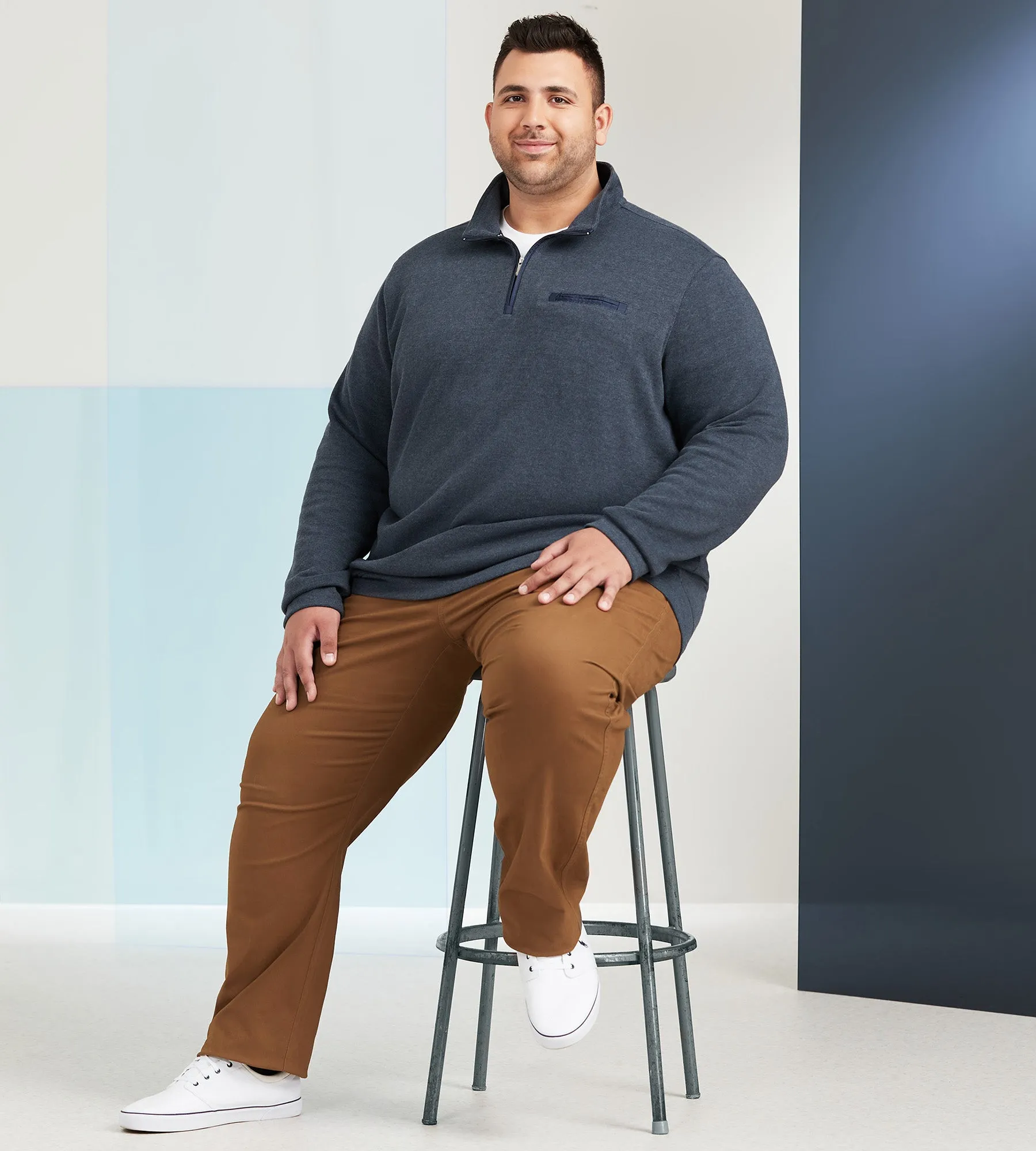 1/4 Zip Pullover sold by Mr. Big and Tall product image thumbnail 3