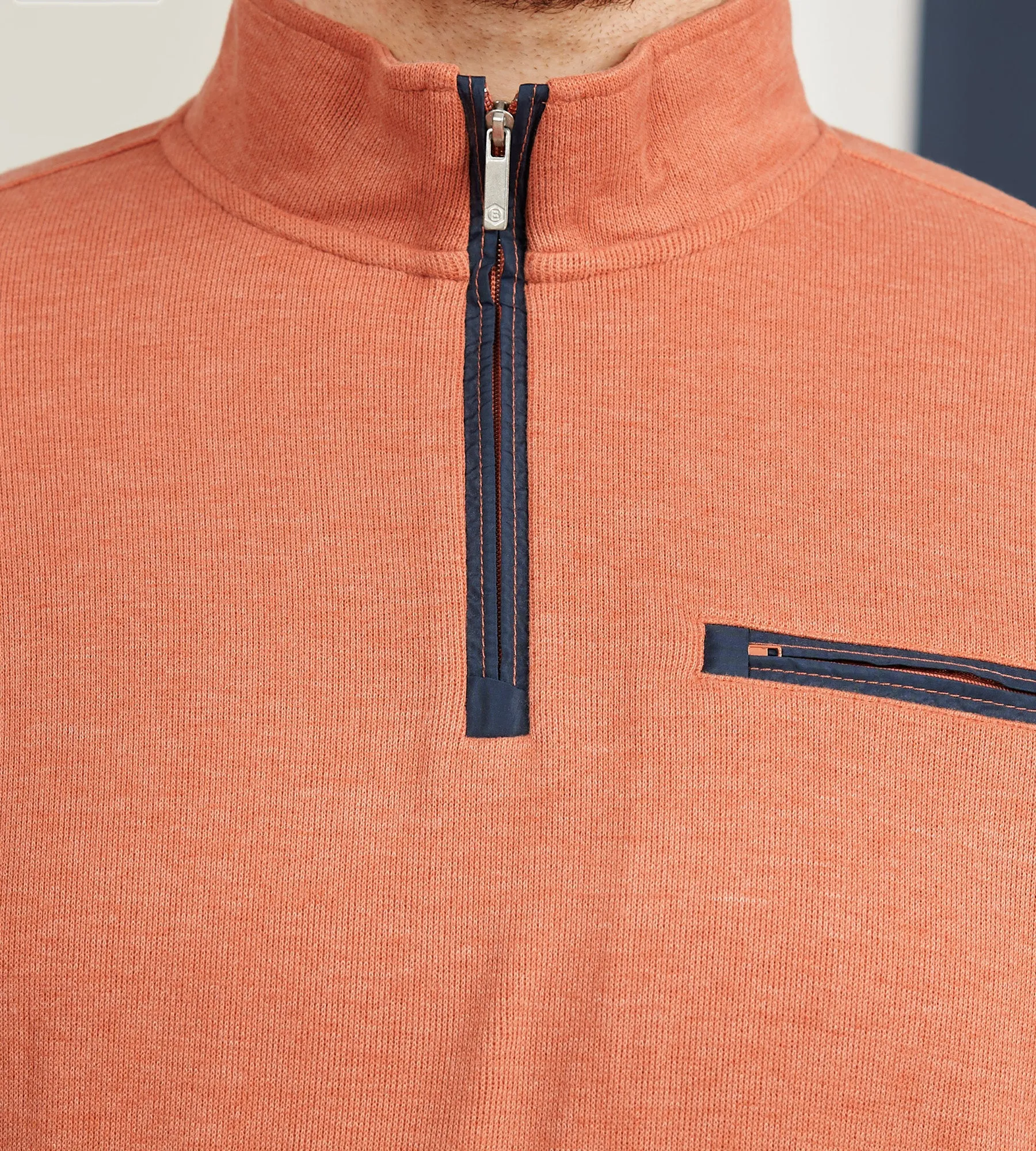 1/4 Zip Pullover sold by Mr. Big and Tall product image thumbnail 5