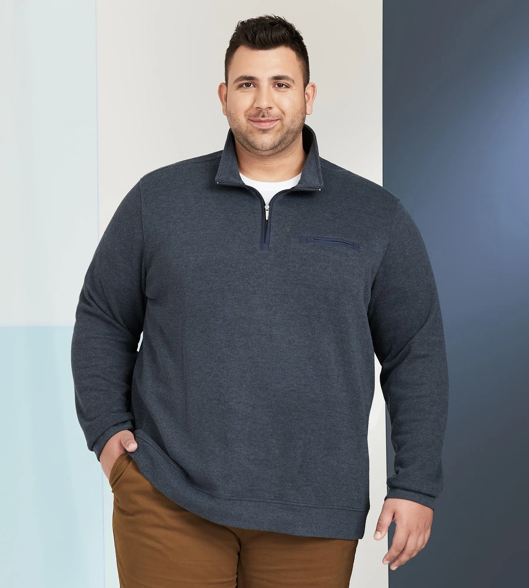 1/4 Zip Pullover sold by Mr. Big and Tall