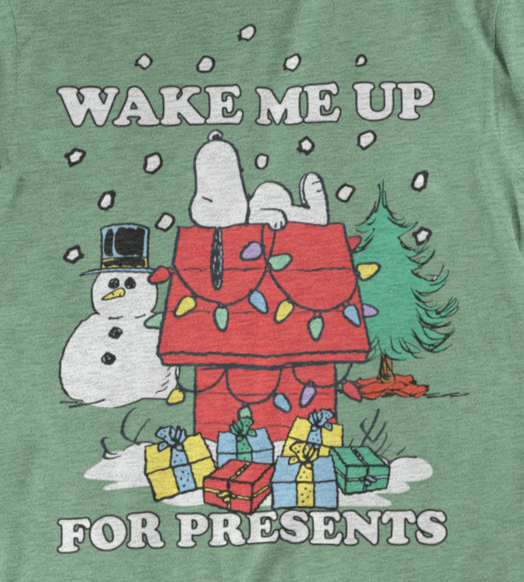 Snoopy Christmas Graphic Tee sold by Mr. Big and Tall product image thumbnail 2