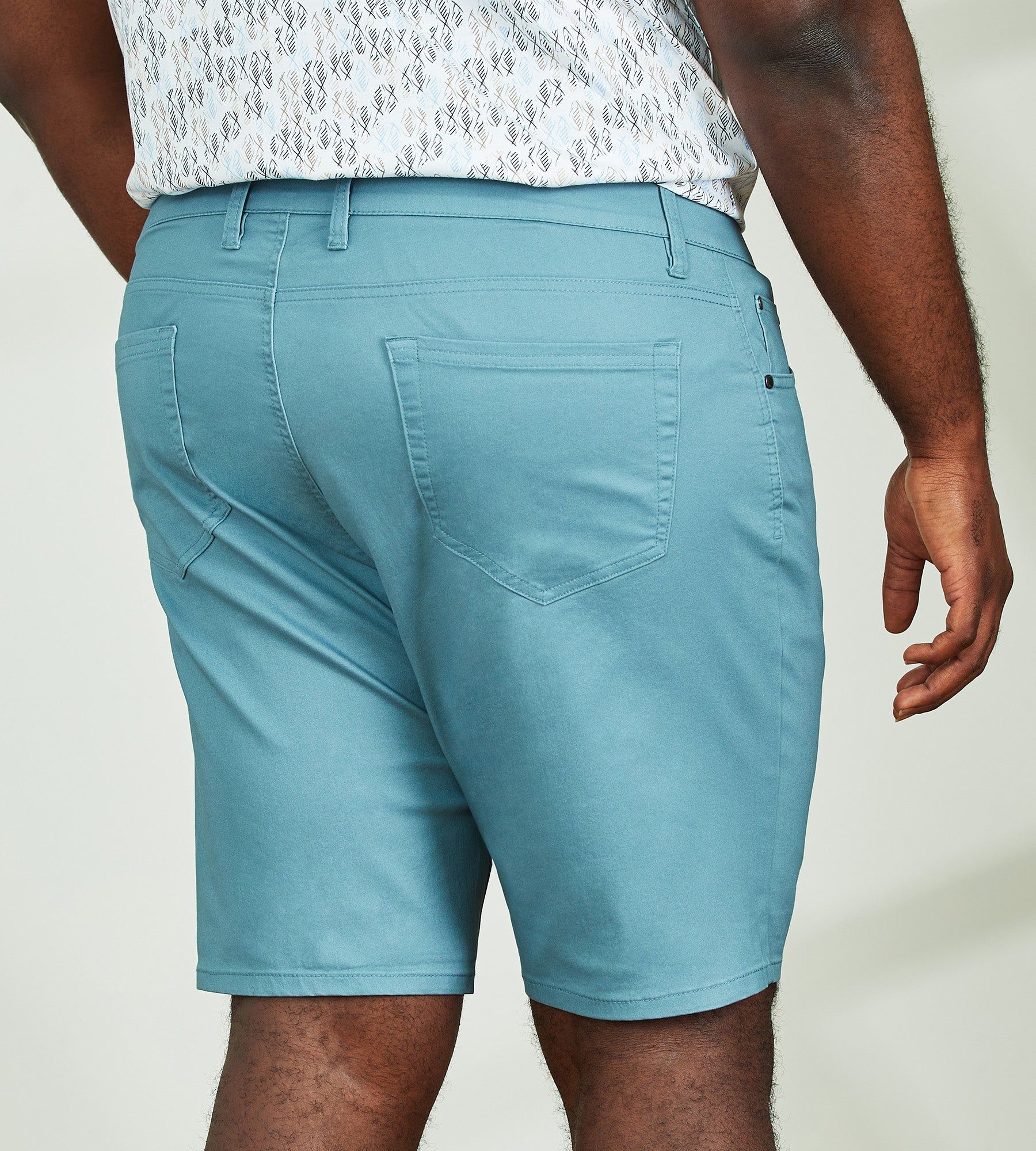 Five-Pocket Twill Shorts sold by Mr. Big and Tall product image thumbnail 9